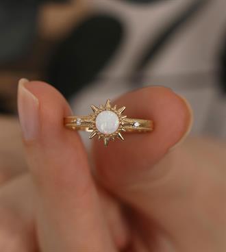 Opal Güneş Yüzük