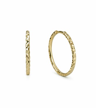 Prizma Desenli Halka Küpe