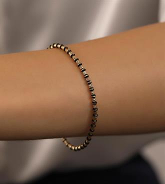 Renkli Mineli Toplu Bileklik