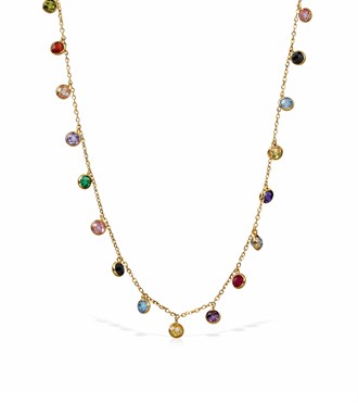 Renkli Taşlı Çingene Kolye