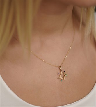 Renkli Yıldız Kolye