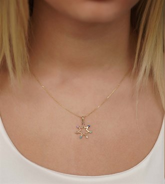 Renkli Yıldız Kolye