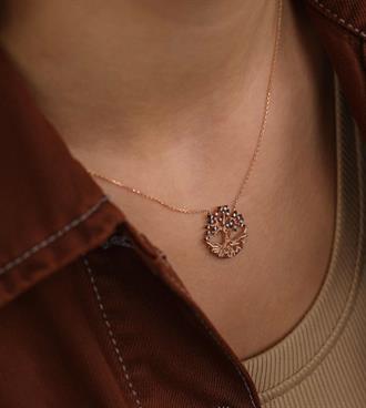 Rose Hayat Ağacı Kolye