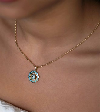 Rüzgar Gülü Kolye Ucu