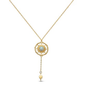 Sarkıtlı Opal Güneş Kolye