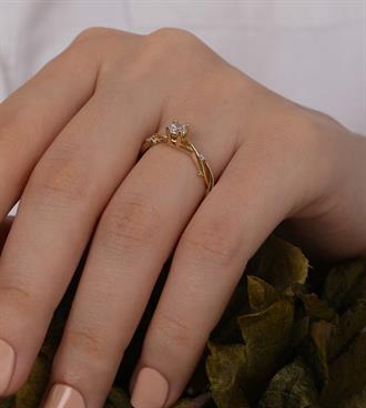 Sarmaşık Tektaş Yüzük