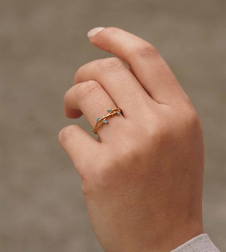 Firuze Sarmaşık Yüzük