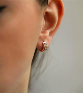 Sırataşlı Halka Küpe