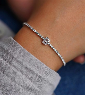 Su Yolu Harfli Bileklik