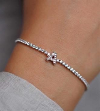 Su Yolu Harfli Bileklik