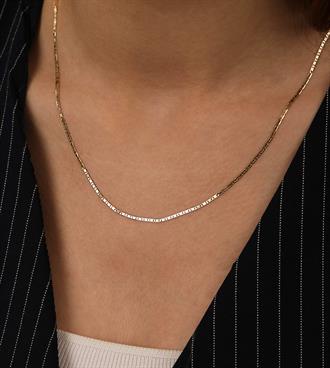 Tasarım Ezme Zincir Kolye