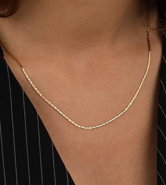 Tasarım Ezme Zincir Kolye