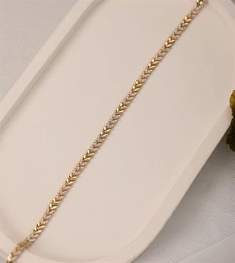 Taşlı Başak Bileklik