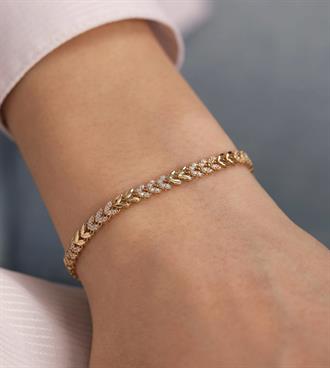 Taşlı Başak Bileklik