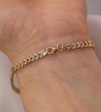 Taşlı Başak Bileklik