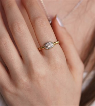 Taşlı Burgu Yüzük