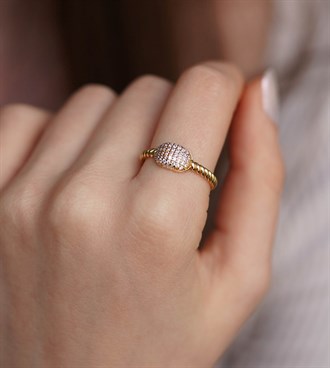 Taşlı Burgu Yüzük