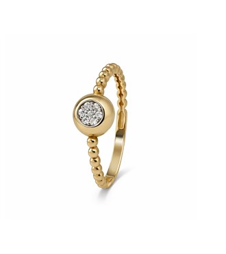 Taşlı Daire Top Top Yüzük