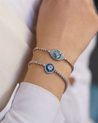 Taşlı Göz Su Yolu Bileklik