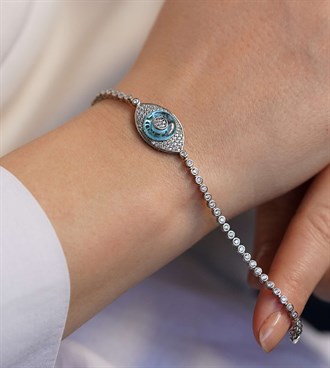 Taşlı Göz Su Yolu Bileklik