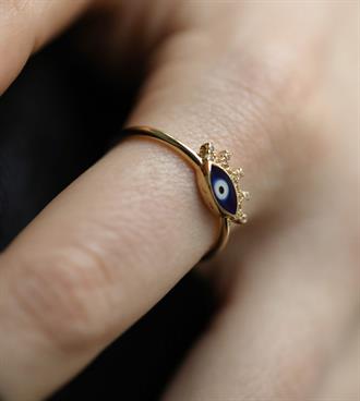 Taşlı Kirpik Yüzük