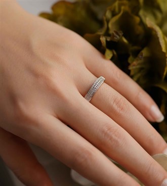 Taşlı Plaka Yüzük