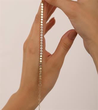 Taşlı Yıldız Sıralı Bileklik