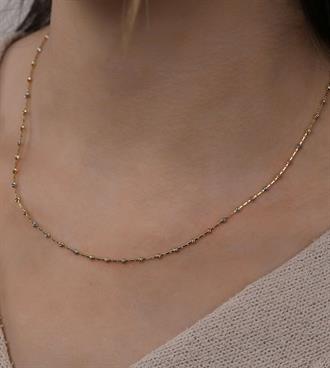 Tek Sıra Çubuklu Dorika Kolye