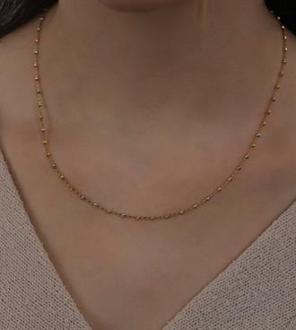 Tek Sıra Çubuklu Dorika Kolye