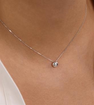 Tektaşlı Mini Top Kolye