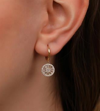 Trapez Sallantılı Küpe