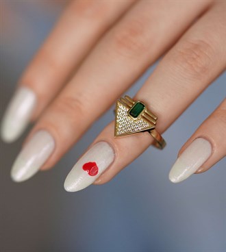 Trigon Yüzük-Yeşil