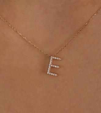 Üç Boyutlu Harf Kolye