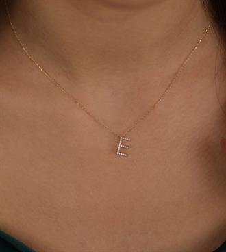 Üç Boyutlu Harf Kolye