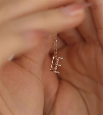 Üç Boyutlu Harf Kolye