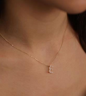 Üç Boyutlu Harf Kolye