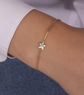 Yıldızlı Çubuk Bileklik