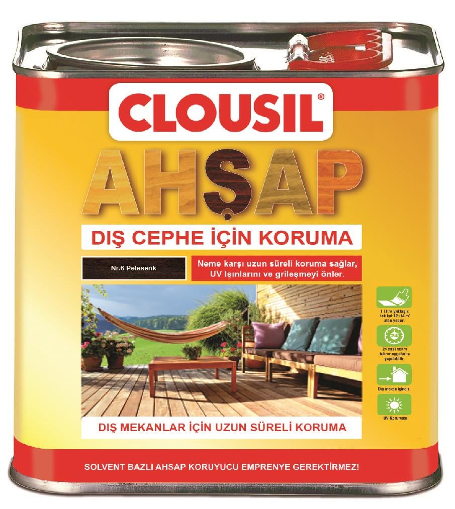 Solvent Based Wood Protectors 2,5LtCLOU Nr:06 Wood Protector 2,5LT