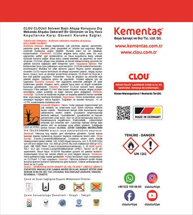 Solvent Bazlı Ahşap Koruyucular 2,5LtCLOU Nr:09 Teak Slv Bazlı Ahşap Koruyucu 2,5LT