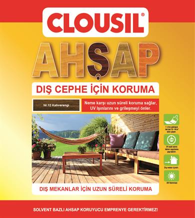 Solvent Based Wood Protectors 2,5LtCLOU Nr.12 Brown Slv Based Wood Protector 2,5Lt