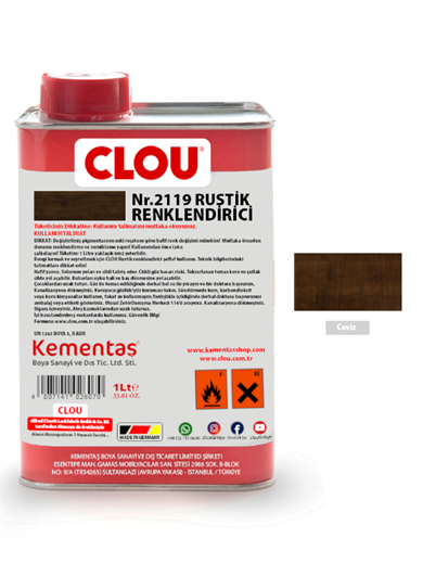 Solvent Based Colourants 1Lt02119 Walnut Rustic Effect Colourant 1Litre