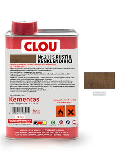 Solvent Based Colourants 1Lt02115 Dark Oak Rustic Effect Colourant 1Litre