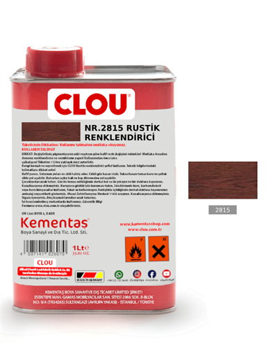 Solvent Based Colourants 1Lt02815 Mahogany Rustic Effect Colourant 1Litre