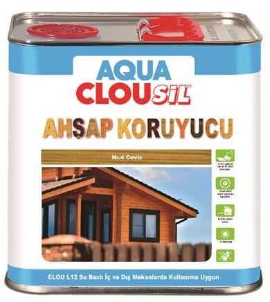 Water Based Wood Protectors2,5ltCLOU Nr:04 Walnut Water Based Wood Protector 2,5Lt