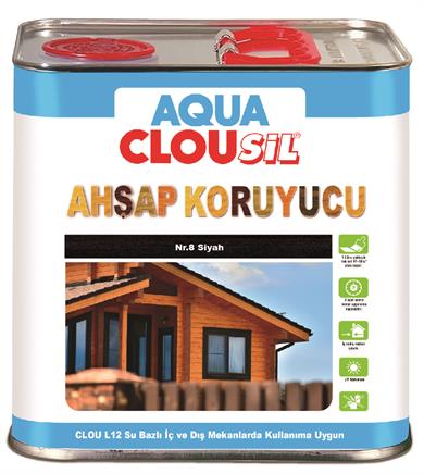 Water Based Wood Protectors2,5ltCLOU Nr:08 Black Water Based Wood Protector 2,5Lt