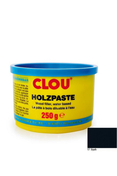 Water Based Wood Repair PuttyCLOU Water Based Wood Repair Putty Nr:17 Black 250gr