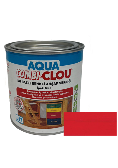 Water Based Varnishes 375mlL17 Nr:01 Red Water Based Colour A. Varnish 375ml