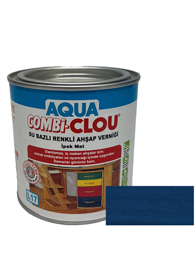 Water Based Varnishes 375mlL17 Nr:04 Blue Water Based Colour A. Varnish 375ml