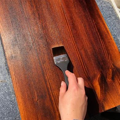 Water Soluble Oxide Powder Wood PaintCLOU Oxide Powder Coating Nr:170 Dark Mahogany 12gr