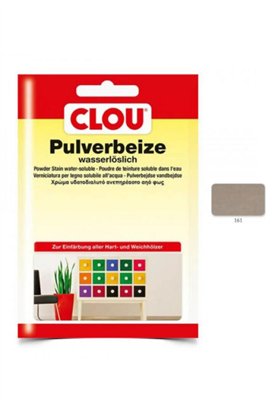 Water Soluble Oxide Powder Wood PaintCLOU Oxide Powder Paint Nr:161 Light Grey 5gr